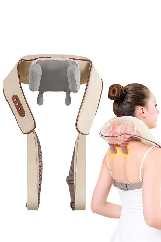 İnsan Eli Hissi Veren Şarjlı Masaj Aleti – Ovmalı, Boyun, Sırt Ve Bacak Masaj Cihazı